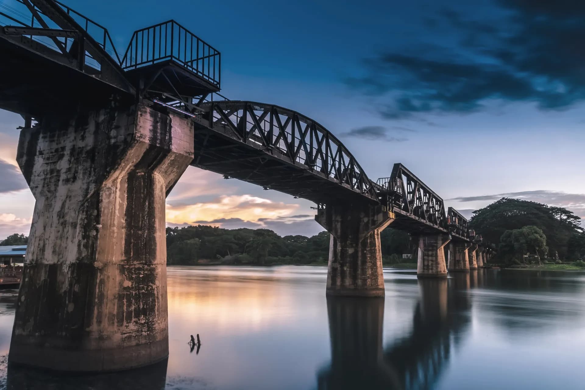 Kanchanaburi River Kwai Bridge