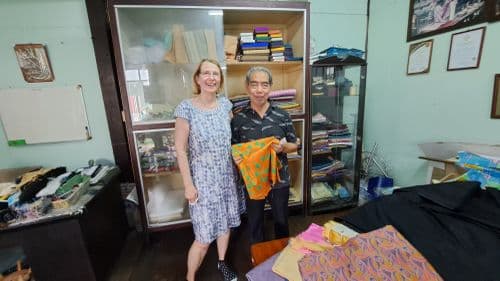 Thai Silk by Khun Nipon