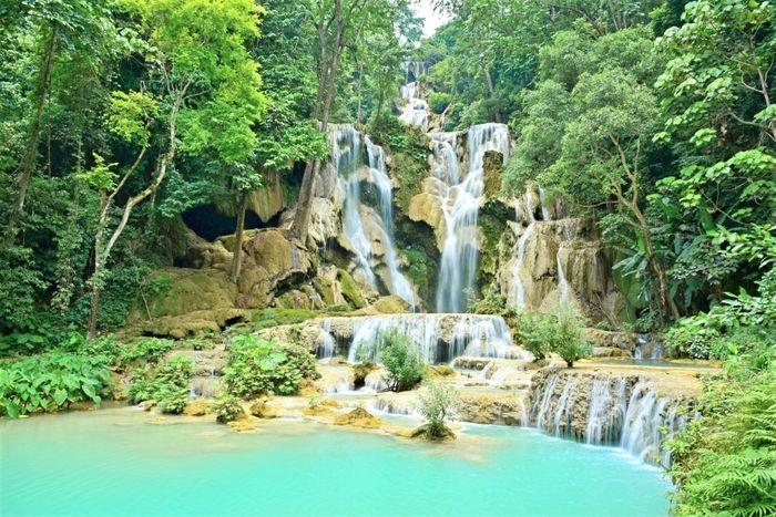 Kuang Sri Waterfall Luang Prabang Laos