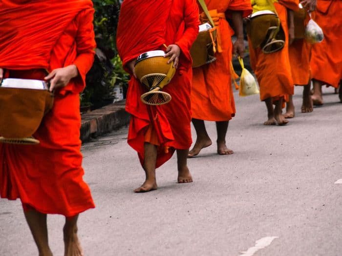 Luang Prabang Alms ceremony