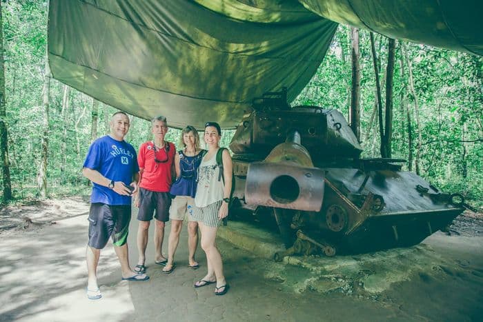 Cu Chi Tunnel Day 14Day 14 Saigon Adventure HCMC.Cu Chi Tunnel Day 14vietnam, rundreise, kleingruppe