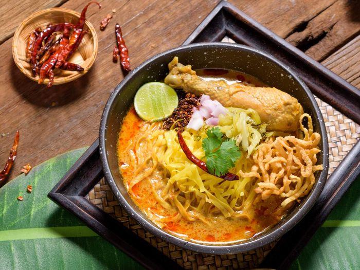 Khao Soi Food Chiang Mai Thailand noodle curry