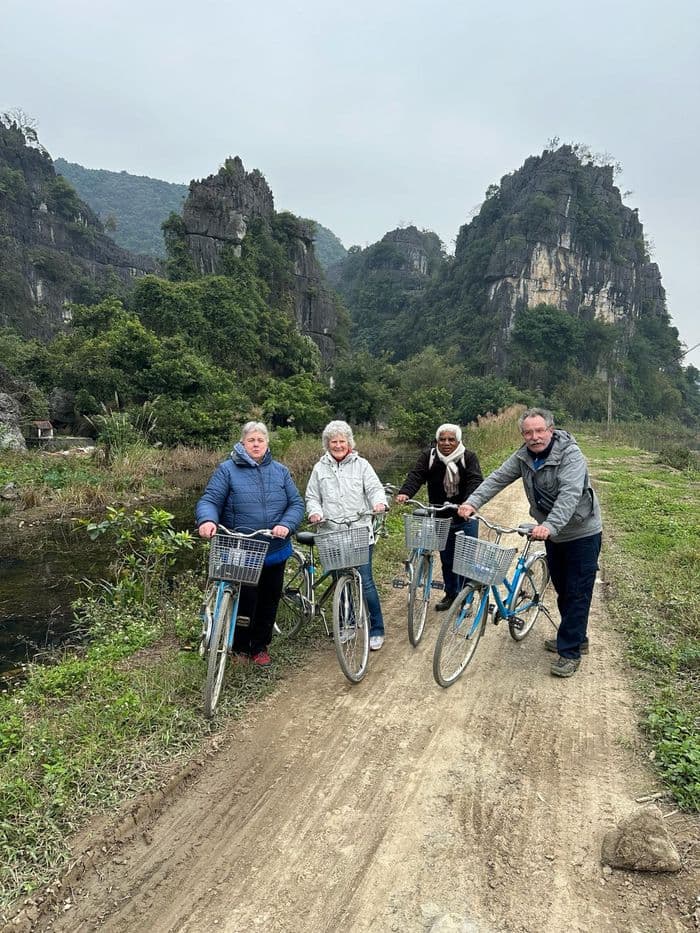 Vélo à Ninh Binh